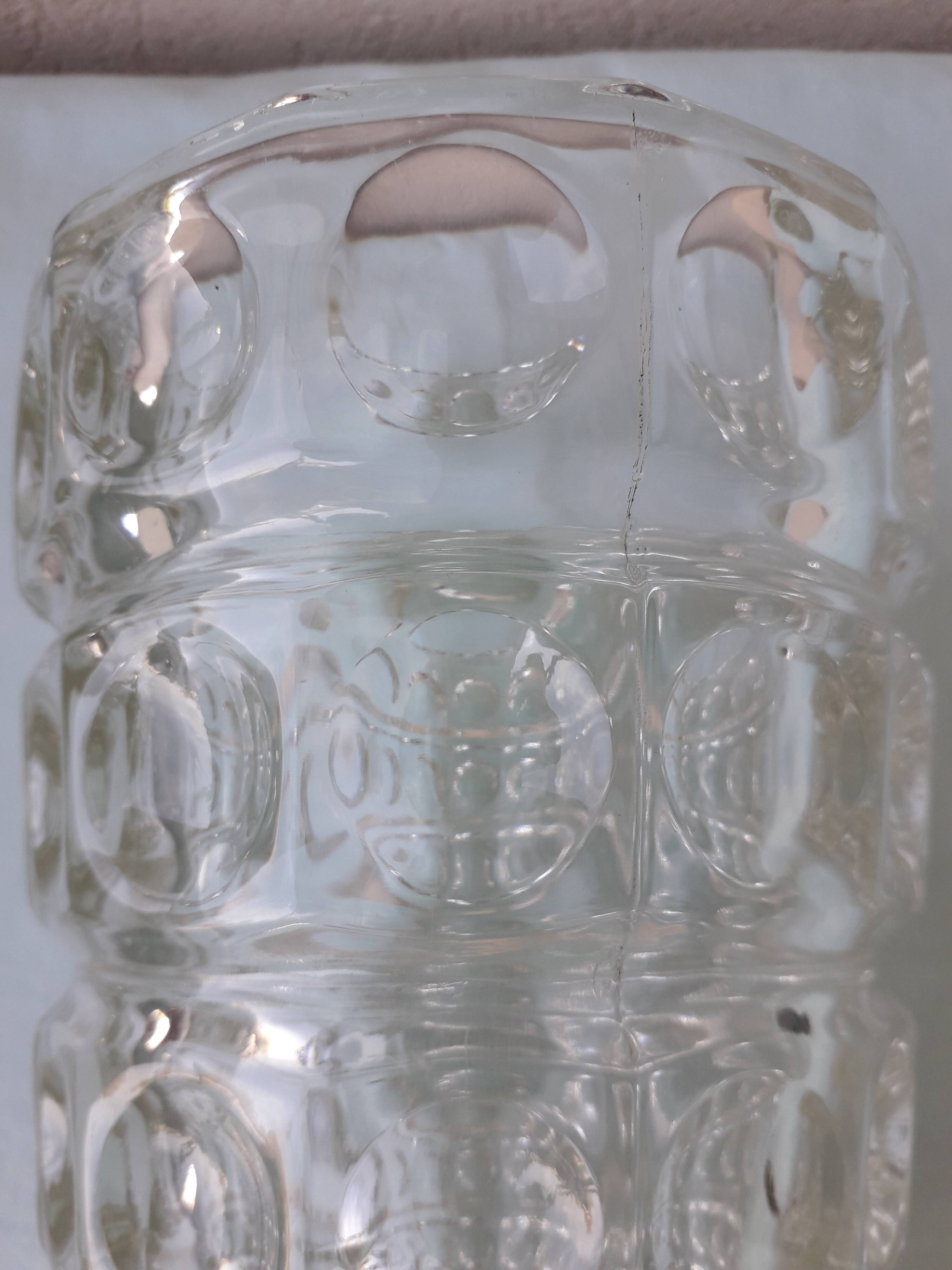 Vase en verre tchèque