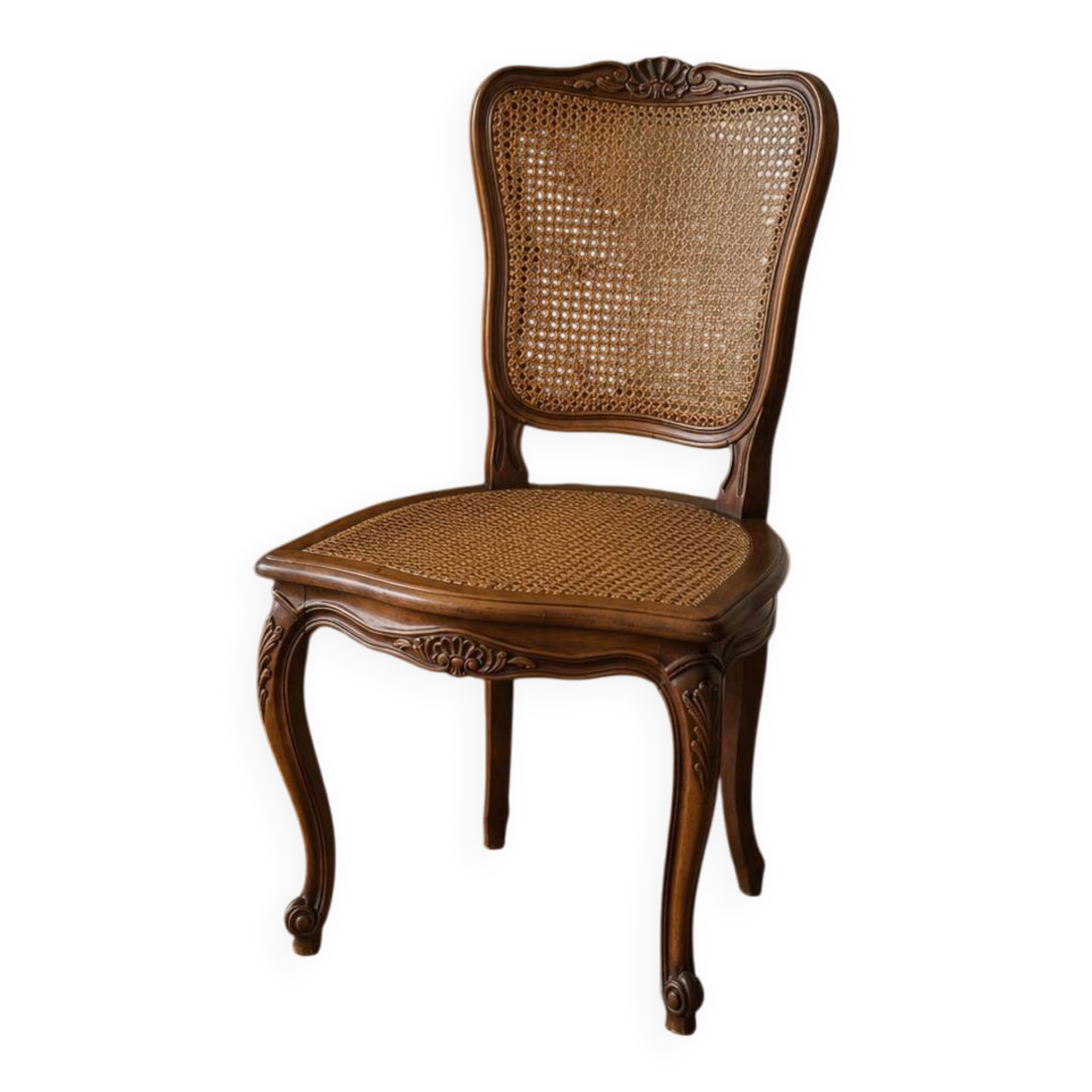 Set of 6 Cane Chairs in Louis XV style