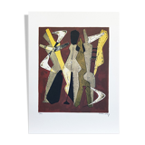 1960s "promenade" limited edition lithograph