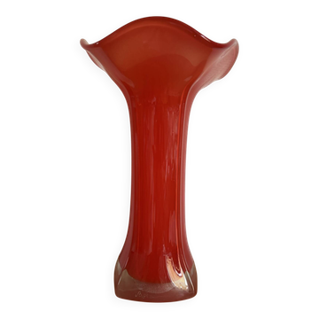 Vase en verre soufflé
