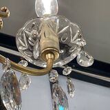 Three-light crystal chandelier