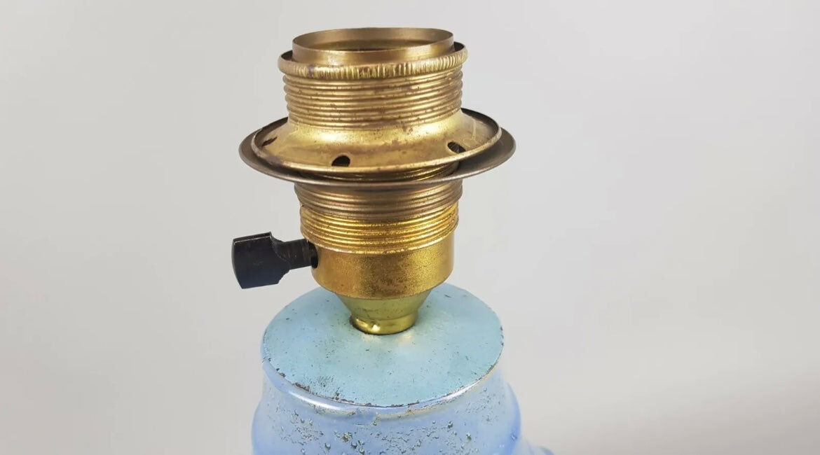 Vintage lamp in ceramic Danish design 50s 60s