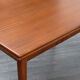 Table à manger des années 1960 teck foncé extensible