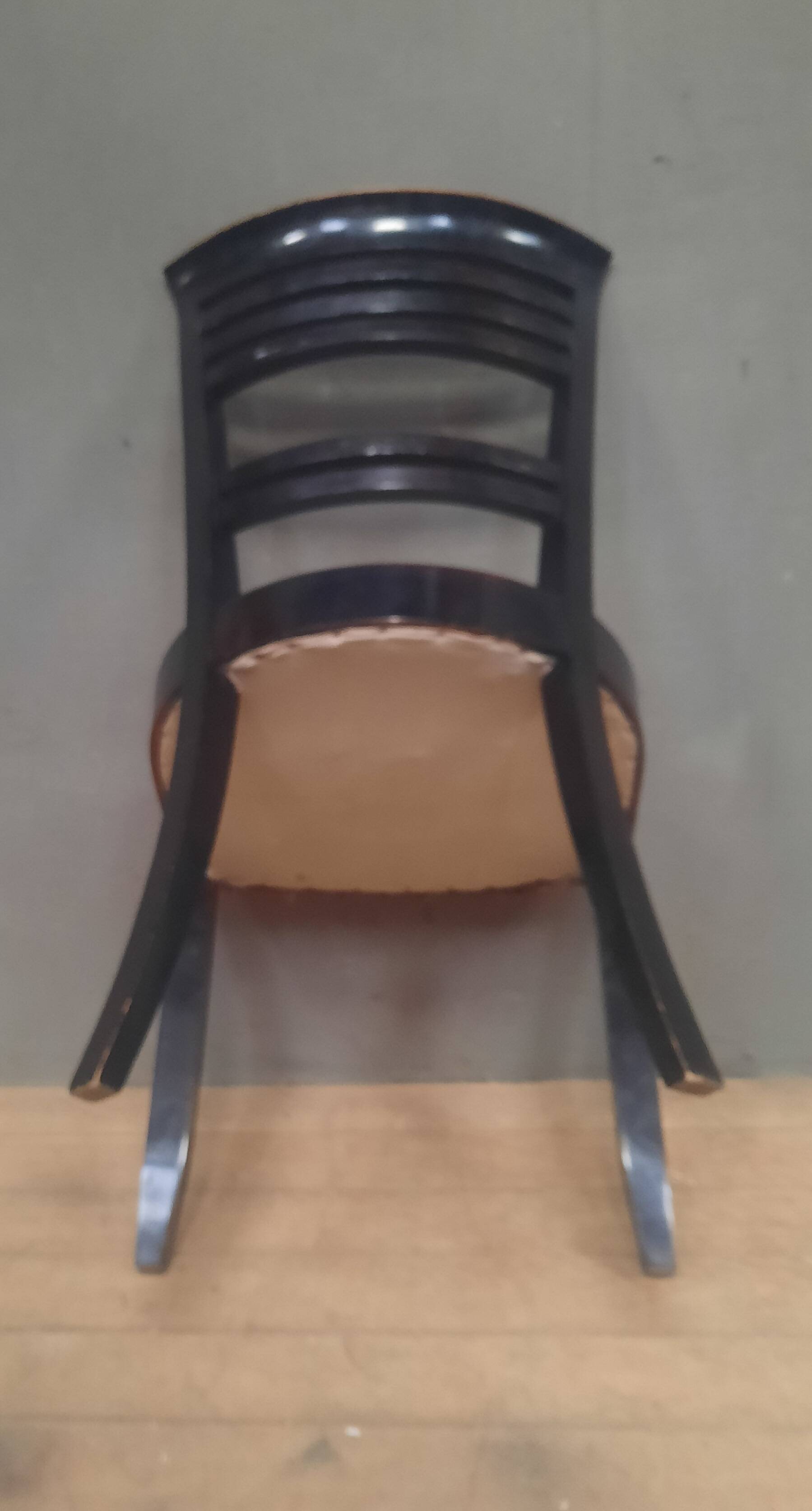 Set of 4 chairs from the 1950s.