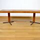 Grande Table Basse Vintage en Bois & Métal 1960