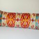 Vintage ikat cushion cover 107x41 cm