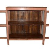 Teak glass buffet