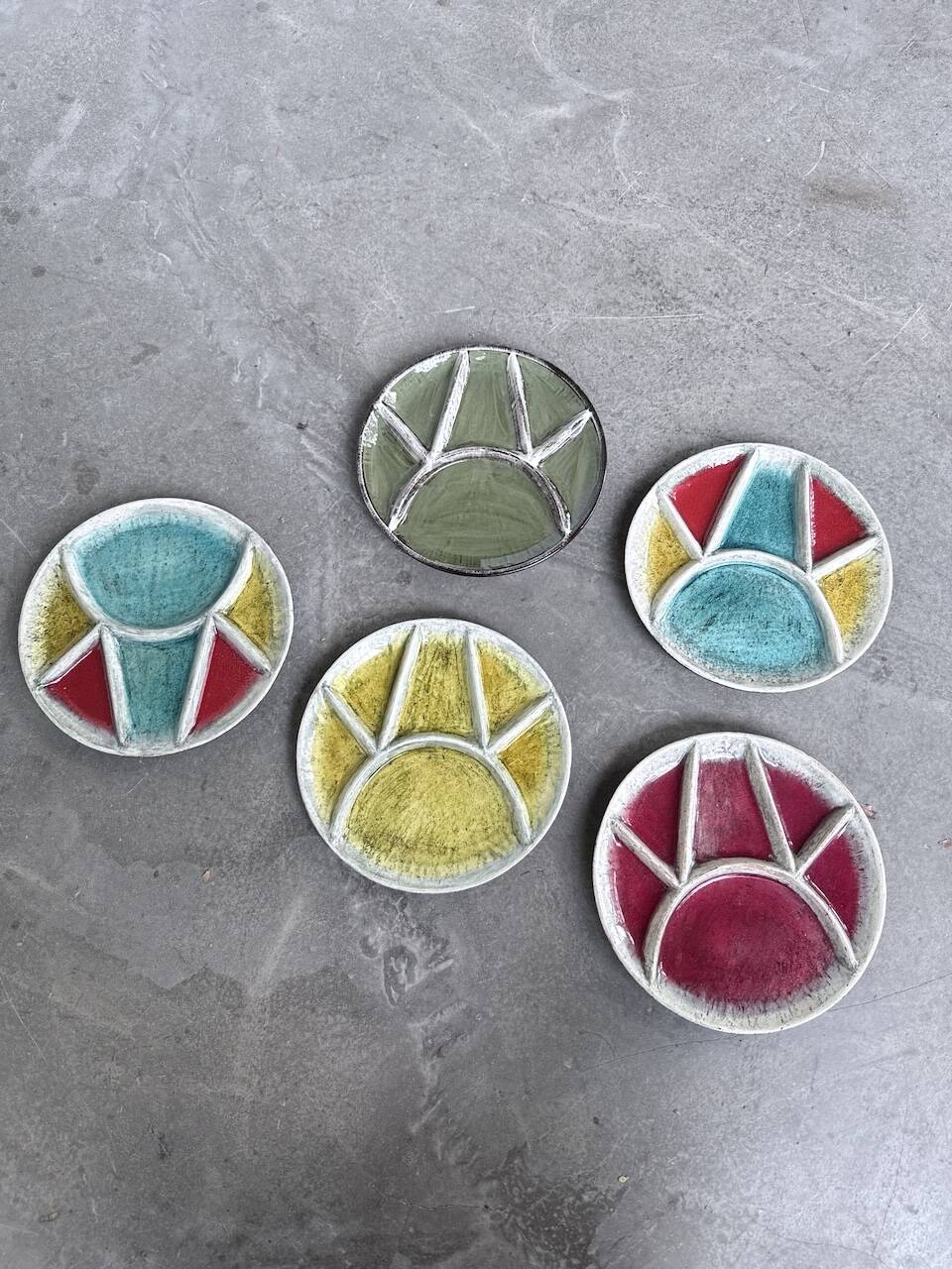 Fondue plates Hugo Kohler