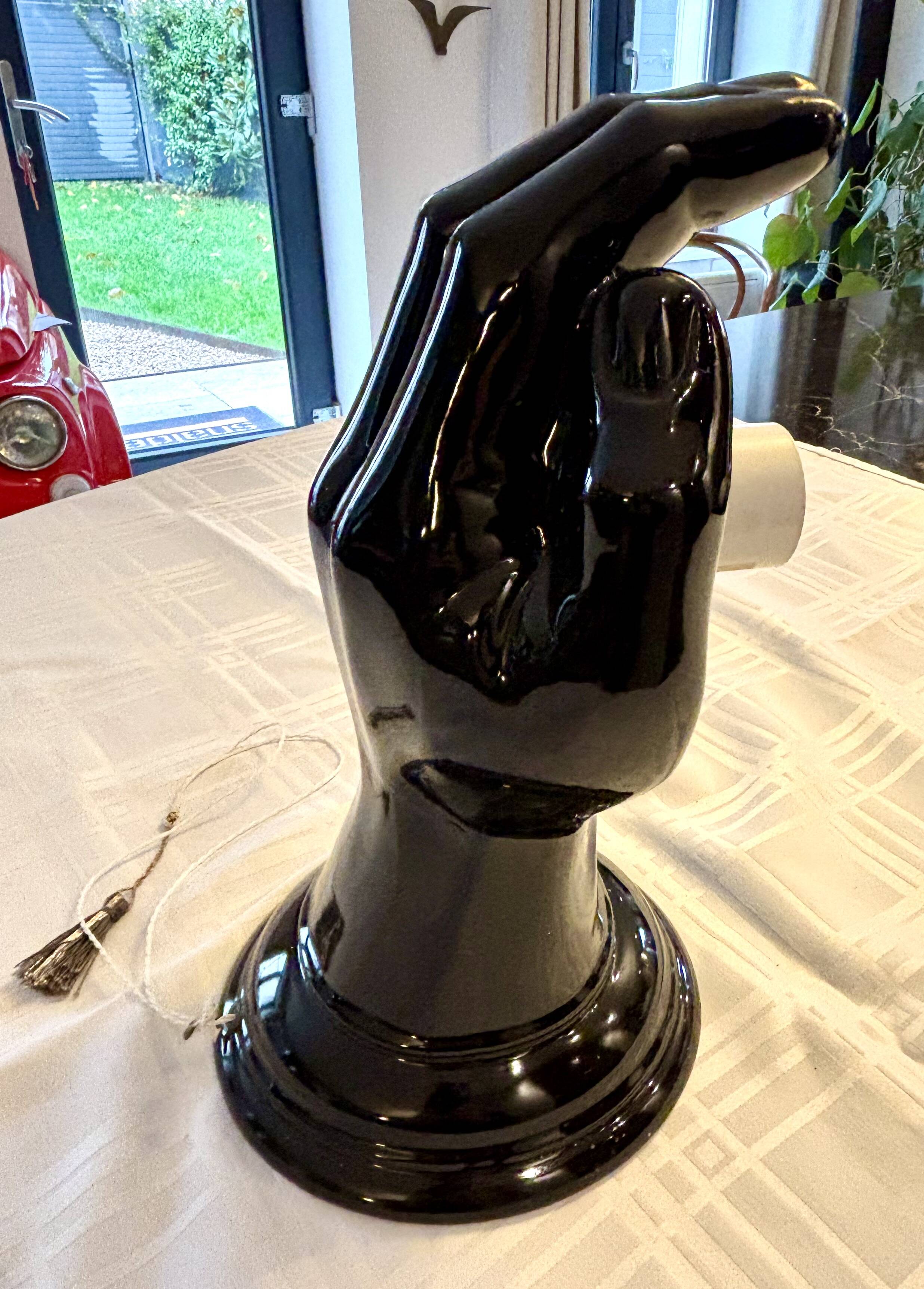 Pair of handmade ceramic wall sconces