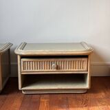 Vintage Maugrion bedside tables