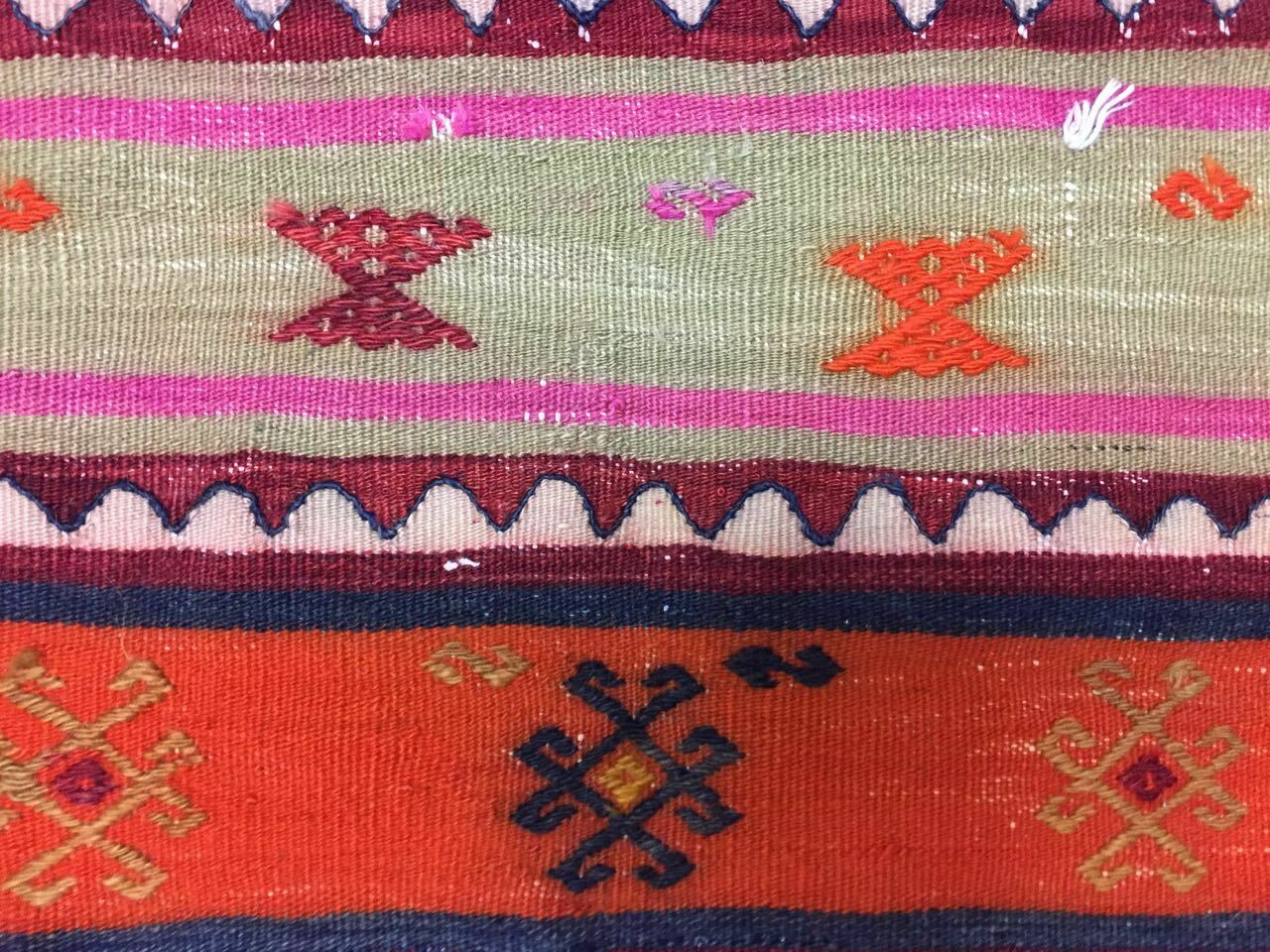 Turkish kilim runner 202x90 cm