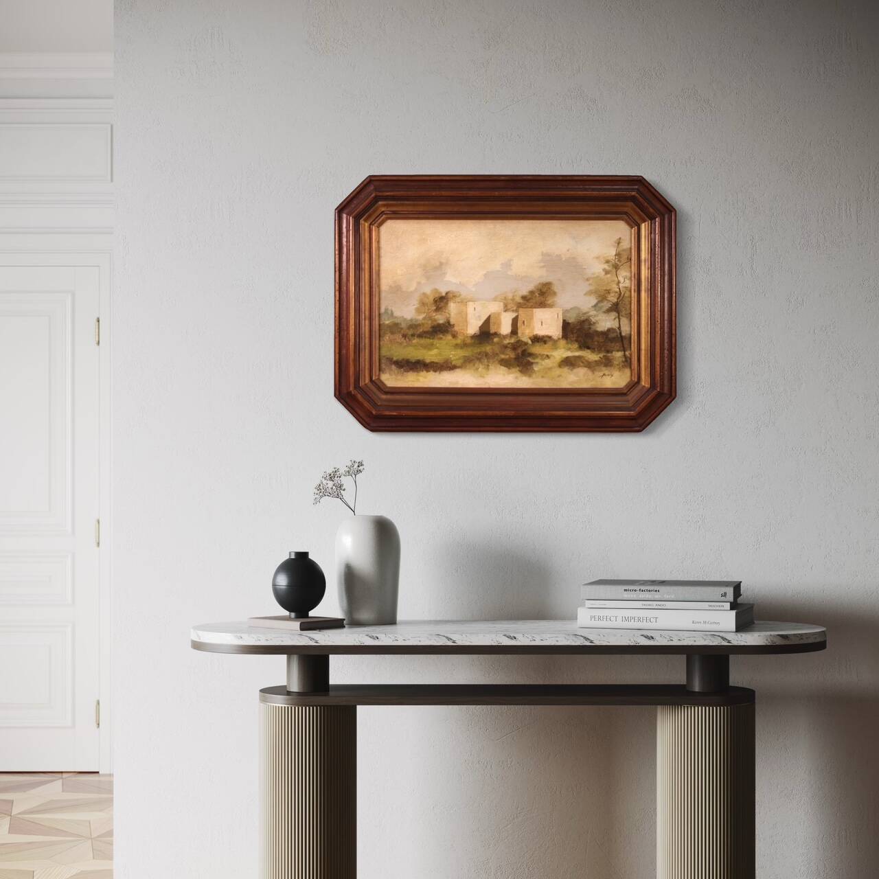 20th century Italian signed landscape painting