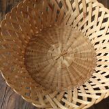 Vintage openwork round basket