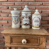 Lot of apothecary bottles
