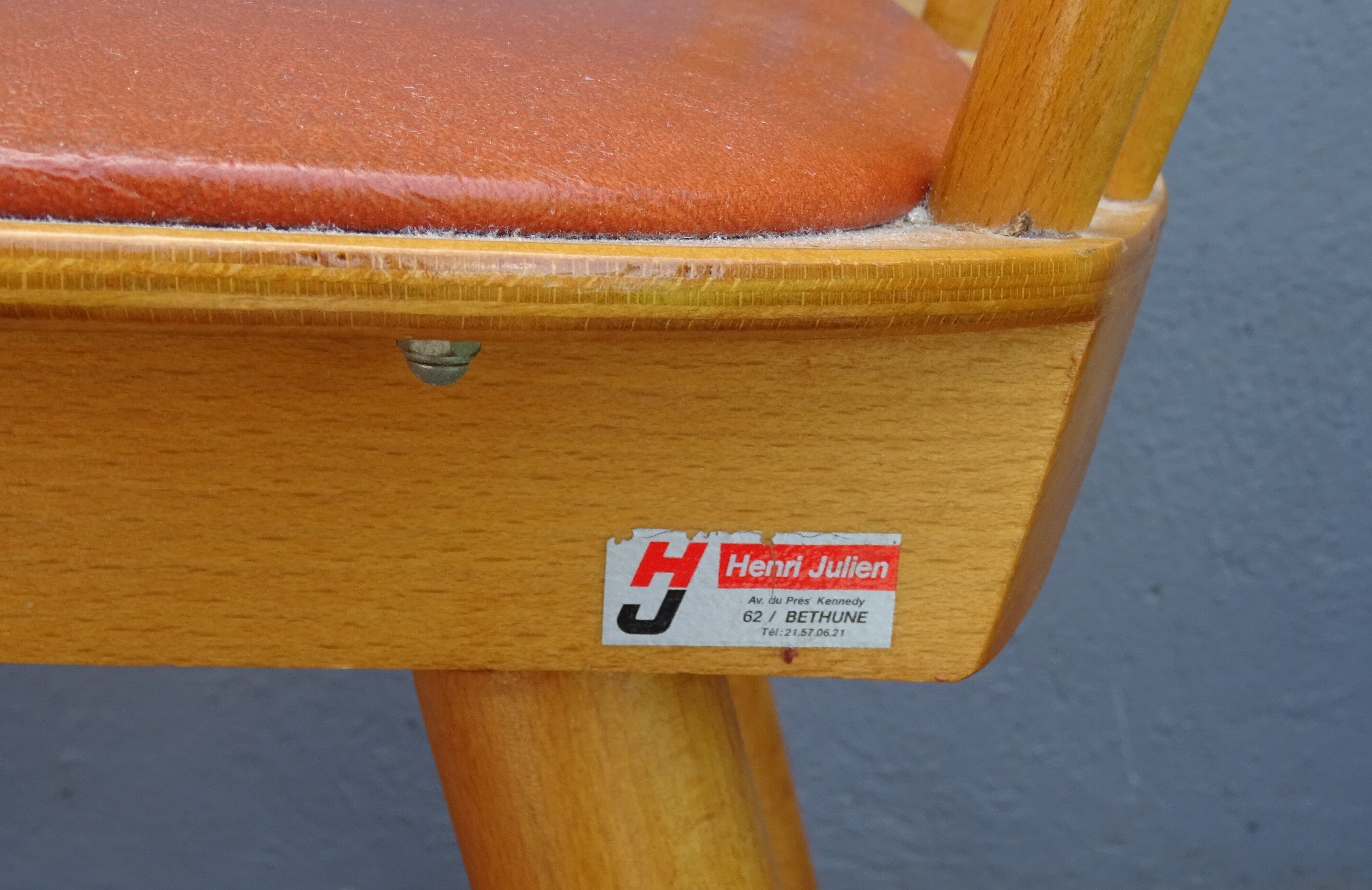 Suite of six beautiful baumann chairs