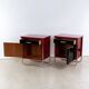 Paire de tables de chevet Bauhaus, années 1930