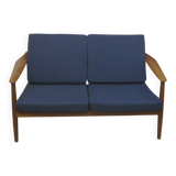 Arne Vodder for France and Sohn FD 164 2-seater sofa, Denmark 1960s