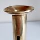 Golden brass candle holder