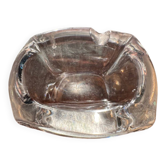 Petit cendrier en cristal daum france- art-deco