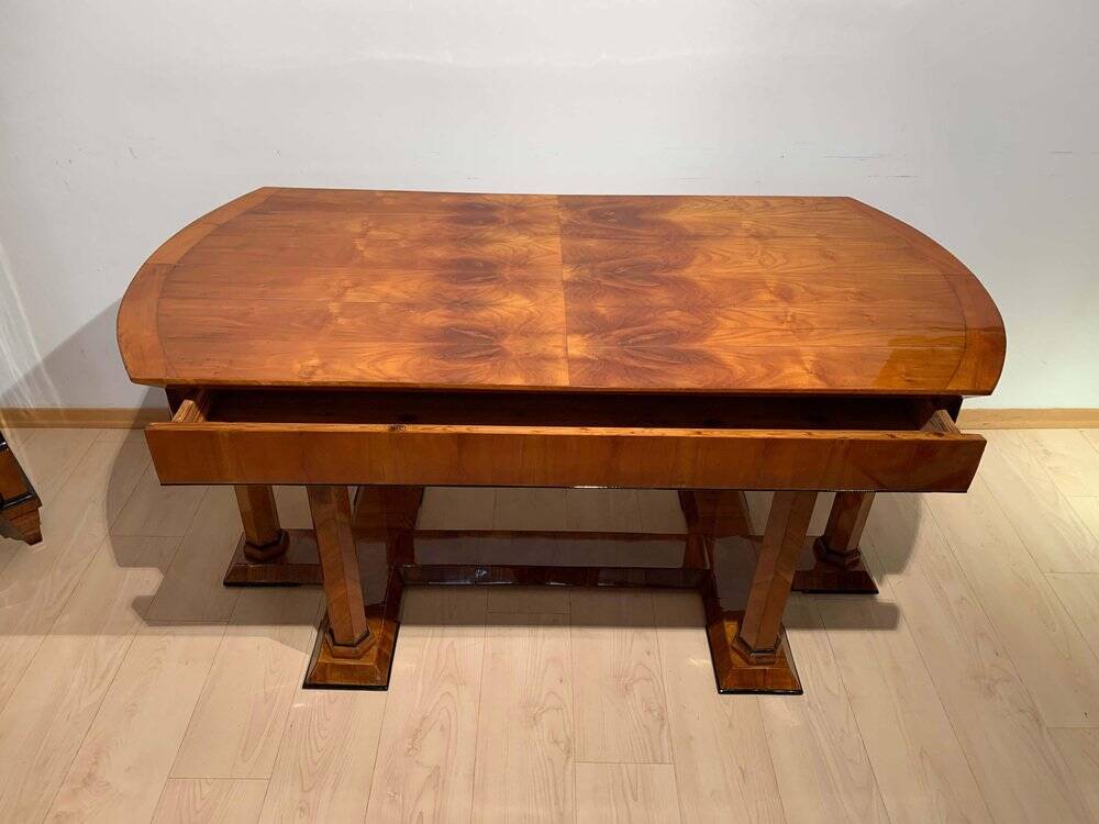 Biedermeier Desk in Cherry Veneer, Austria, 1830s