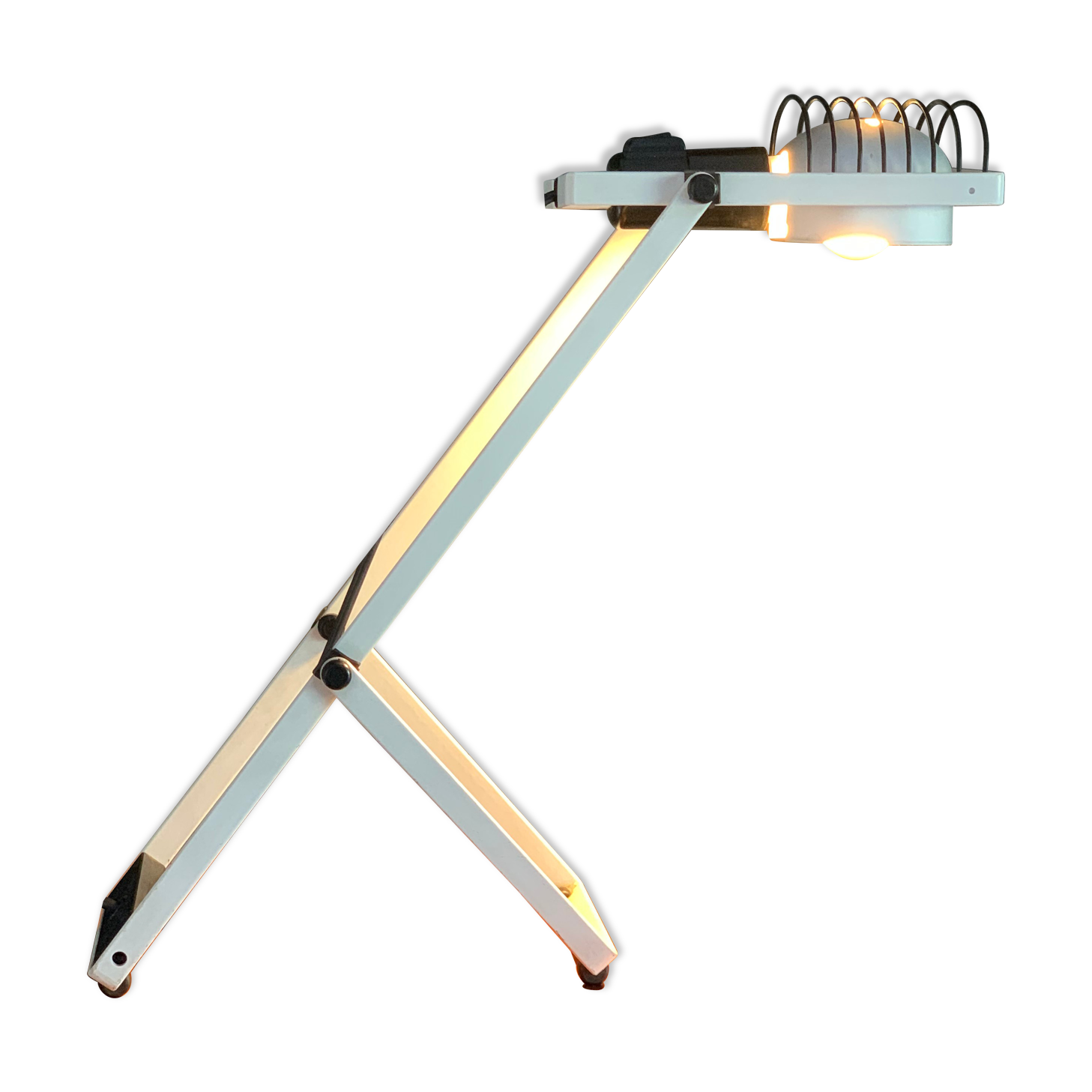 Lamp model "Sintesi" of tavolo by Ernesto Gismondi for Artemide / Italy 70s / white model