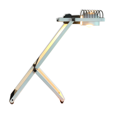 Lampe modèle ''Sintesi'' de tavolo de Ernesto Gismondi pour Artemide, Italie années 70 / modèle blanc