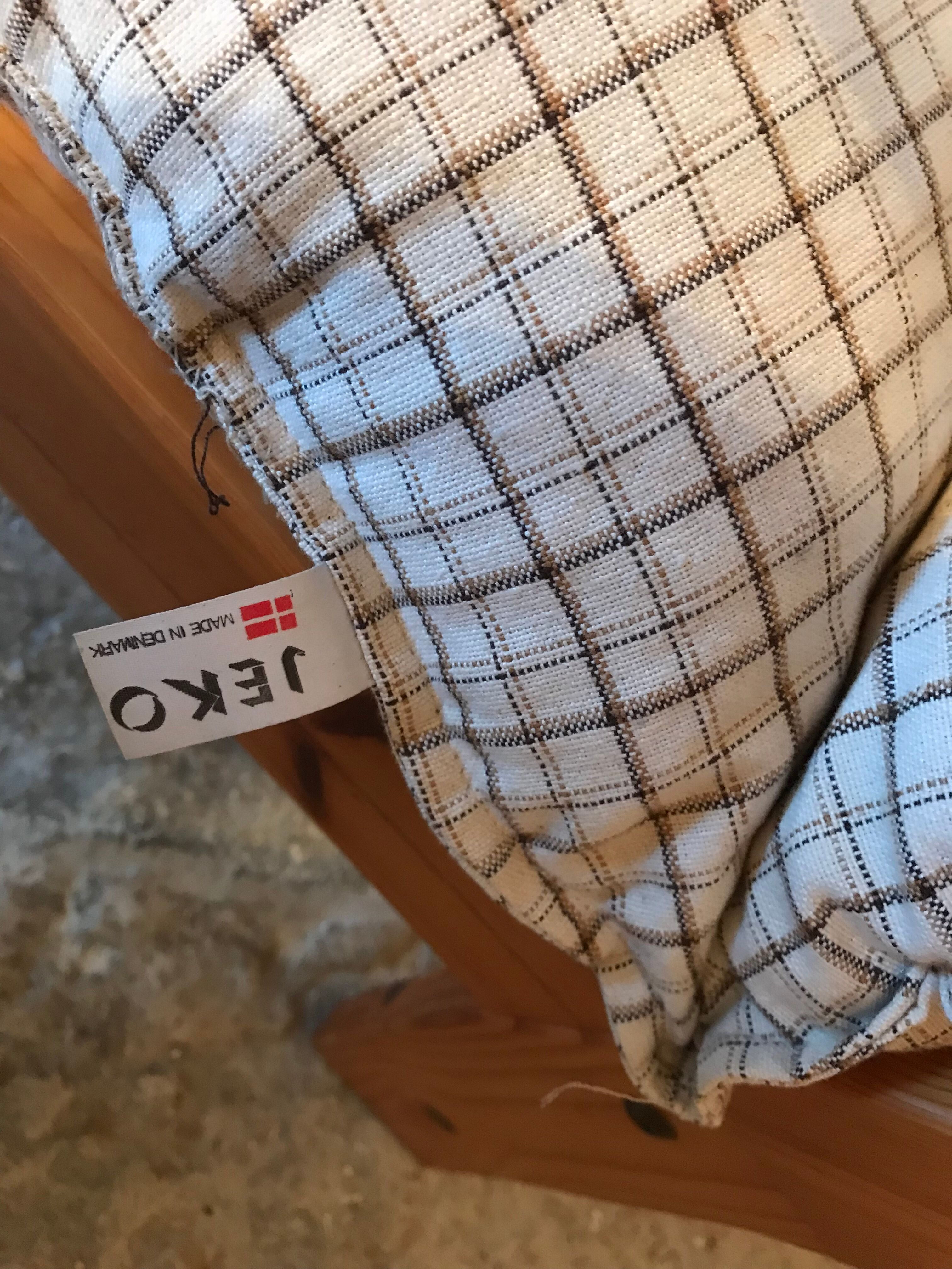 Vintage Danish armchair 1980's in pine