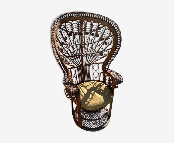 Emmanuelle armchair in wicker