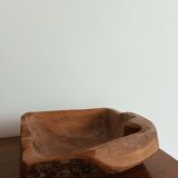 Empty wooden pocket