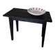 Table basse en bois brûlé