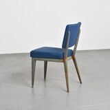 Chaise en métal de Cansado, circa 1960