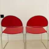 Pair of chairs "Franny" from Superstudio Design Team for Fasem, Italy 80s