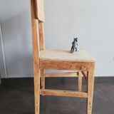 vintage wooden chair, 50s