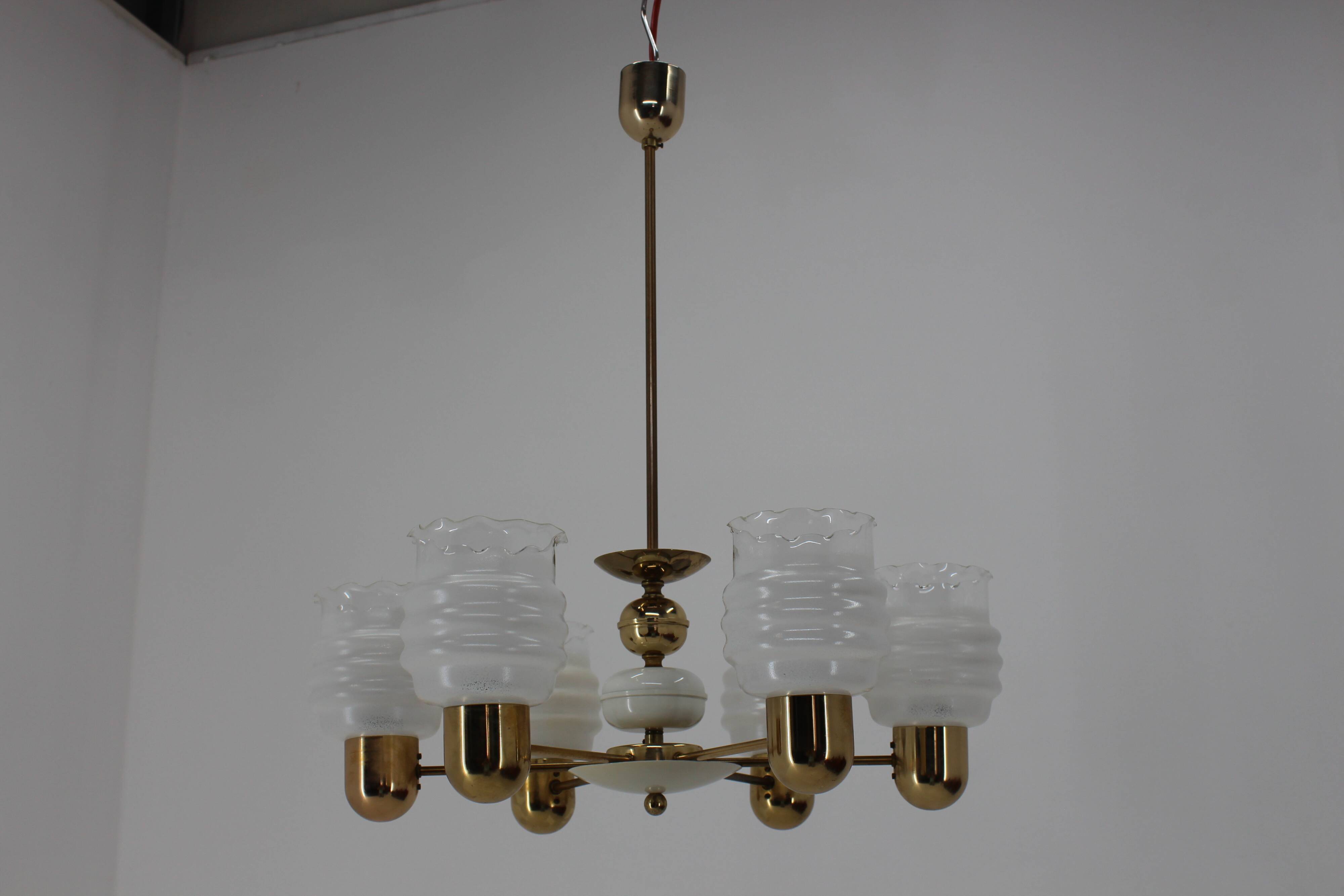 Mid-century chandelier by Kamenicky Senov, 1960‘s