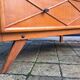 Commode vintage chêne et rotin