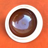 Ancienne terrine céramique émaillée marron