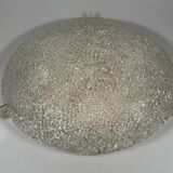 1960s 1970s Ice Glass Flush Mount from by Kaiser Leuchten Germany