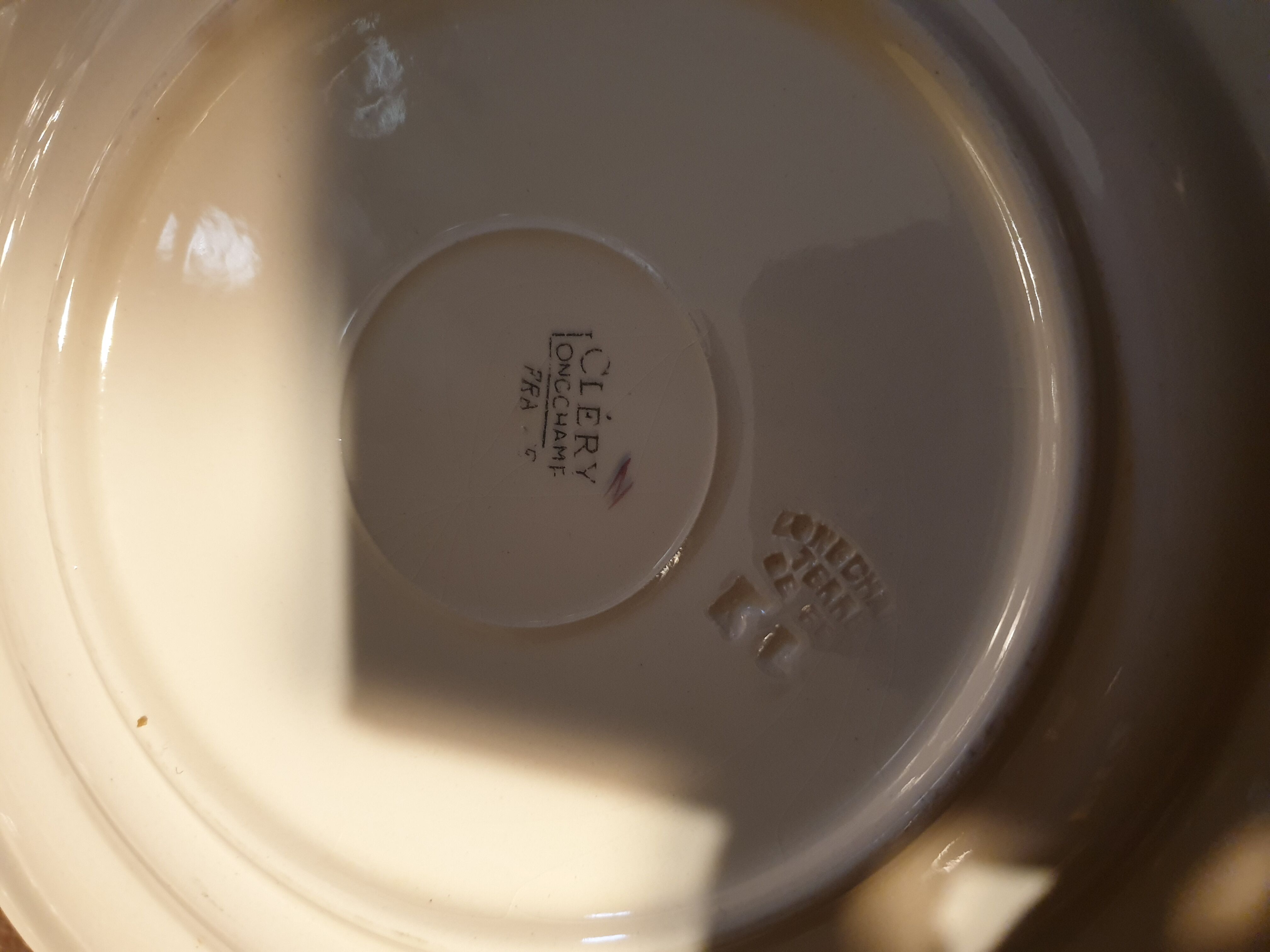 7 plates 25,5cm Clery Longchamp