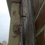 Porte mouluré avec cadre xix eme