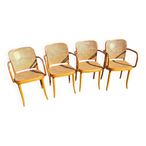 lot de 4 fauteuils Prague - thonet