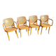 Lot de 4 fauteuils Prague 811 de Thonet