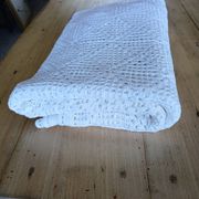 Dessus de lit ancien en crochet fait main