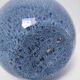 Blue design glazed ceramic vase Holland 90s