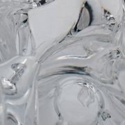 Art Vannes France - Large Sculptural Free-Form Vase - Solid Crystal 1950