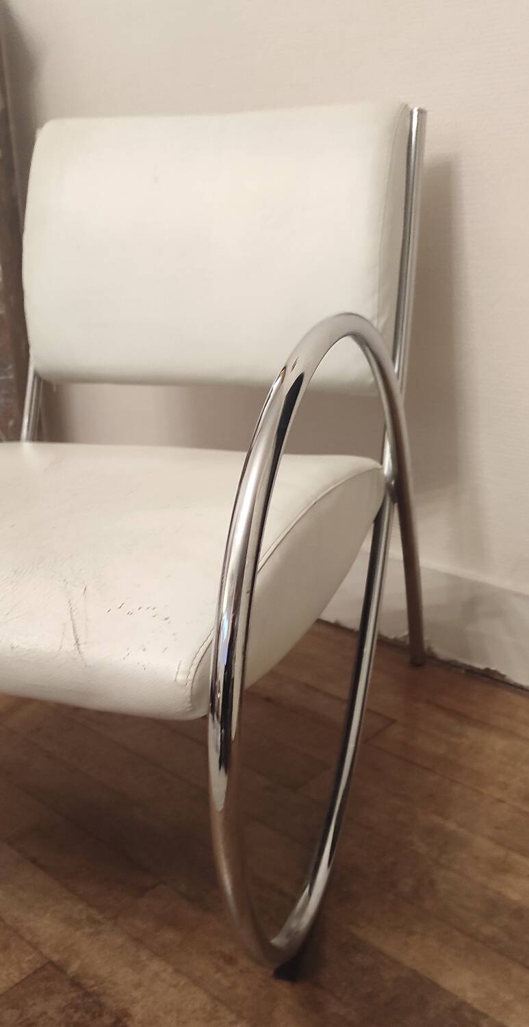 Bauhaus style designer armchair - 70s/80s