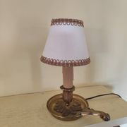 Lampe de chevet  en bronze - bougeoir  à main