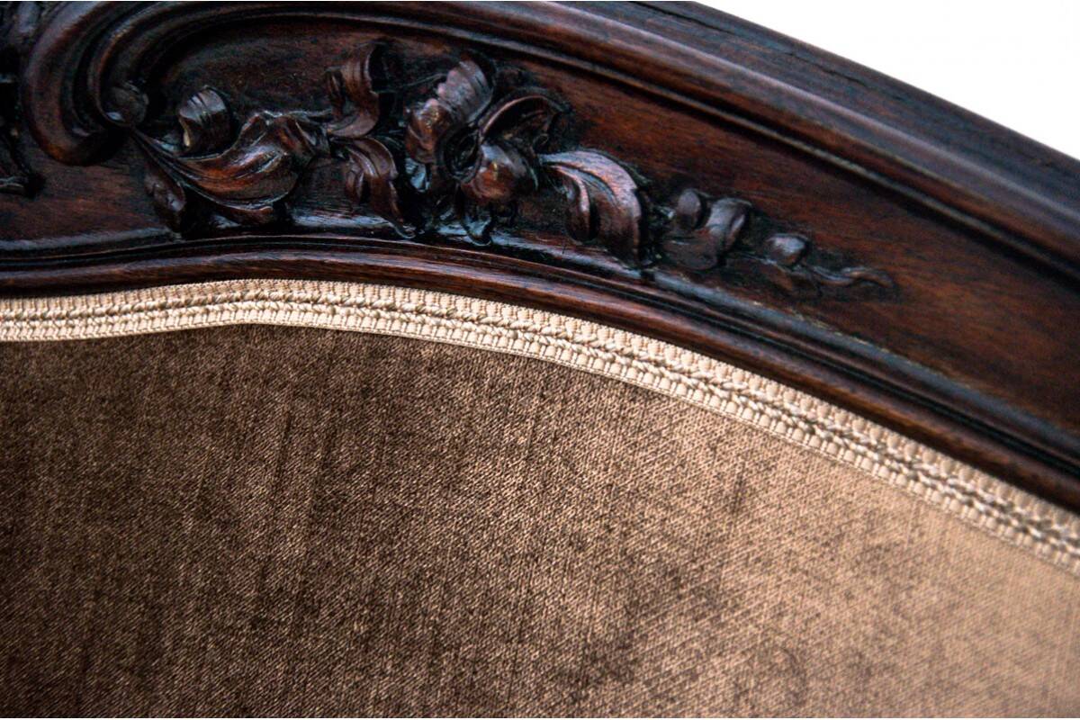 Antique sofa from the late 19th century, Northern Europe