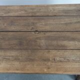 Antique French dining table made of fruitwood  from the late 18th century