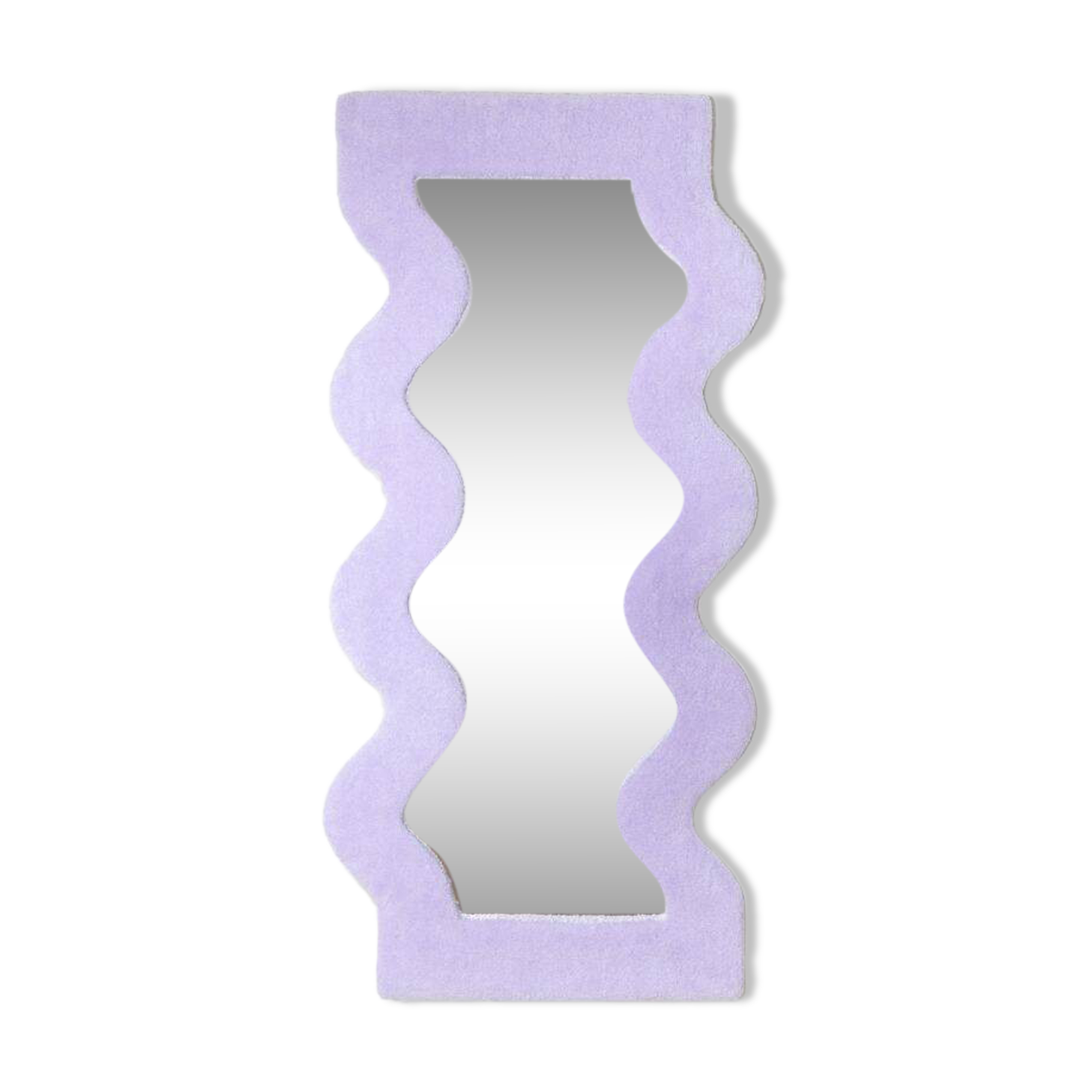 Miroir ondulé parme