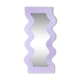 Miroir ondulé parme